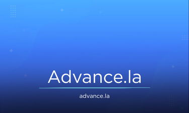 Advance.la - Creative brandable domain for sale