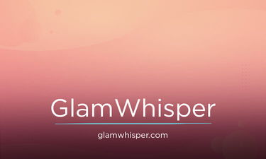 GlamWhisper.com - Creative brandable domain for sale