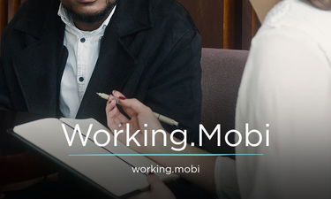 Working.mobi - Creative brandable domain for sale