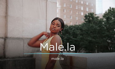 Male.la - Creative brandable domain for sale