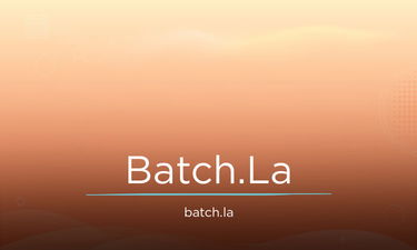 Batch.La - Creative brandable domain for sale
