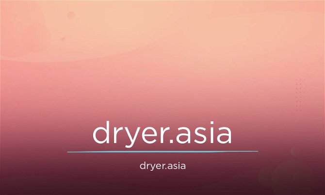 Dryer.Asia