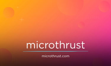 MicroThrust.com - Creative brandable domain for sale