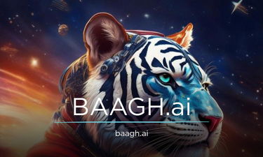 Baagh.ai - Creative brandable domain for sale