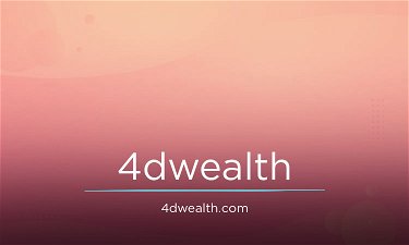 4dwealth.com - Creative brandable domain for sale