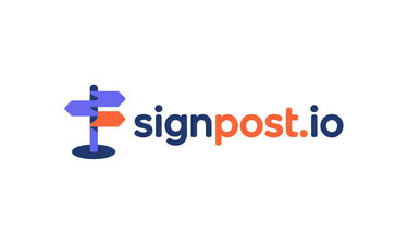 signpost.io - Creative brandable domain for sale