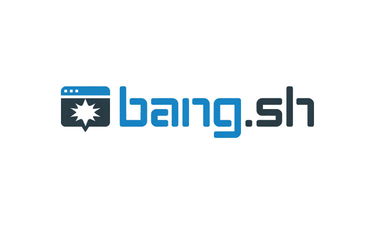 Bang.sh - Creative brandable domain for sale