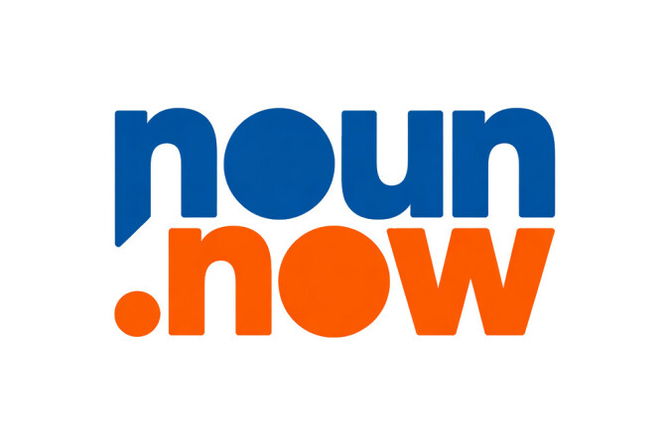 Noun.Now