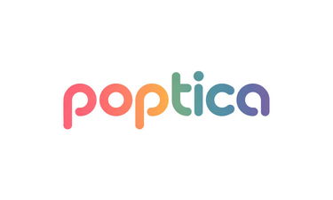 Poptica.com - Creative brandable domain for sale