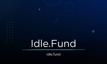 Idle.Fund - Creative brandable domain for sale