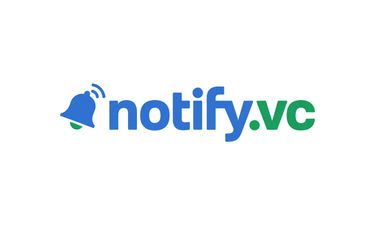 Notify.vc - Creative brandable domain for sale
