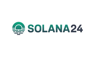 Solana24.com - Creative brandable domain for sale