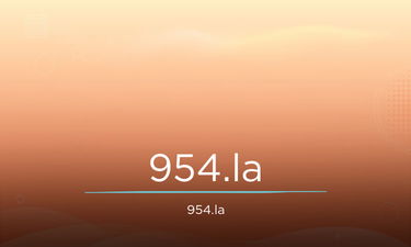 954.LA - Creative brandable domain for sale