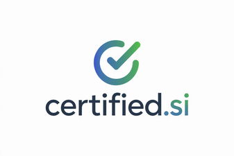 Certified.si - Creative brandable domain for sale
