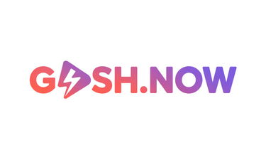 Gosh.now - Creative brandable domain for sale