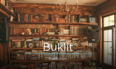 Buklit.com - Creative brandable domain for sale