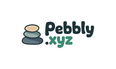 Pebbly.xyz - Creative brandable domain for sale