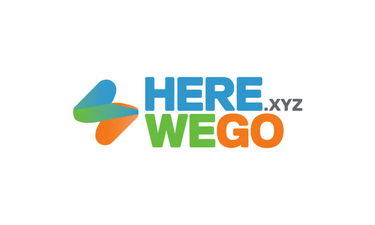 HereWeGo.xyz - Creative brandable domain for sale