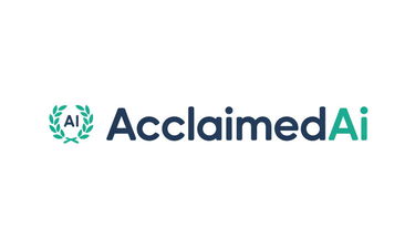 AcclaimedAi.com - Creative brandable domain for sale