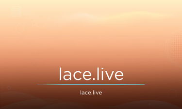 Lace.live - Creative brandable domain for sale