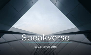 Speakverse.com - Creative brandable domain for sale