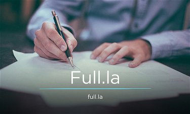 Full.la - Creative brandable domain for sale