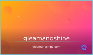 GleamAndShine.com - Creative brandable domain for sale