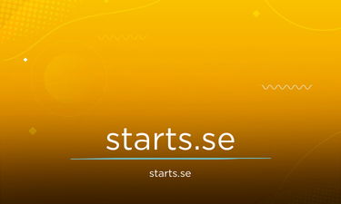 Starts.se - Creative brandable domain for sale