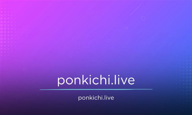 ponkichi.live