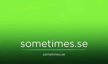 Sometimes.se - Creative brandable domain for sale