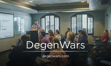 DegenWars.com - Creative brandable domain for sale