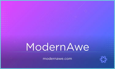 ModernAwe.com - Creative brandable domain for sale