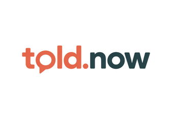 Told.now - Creative brandable domain for sale