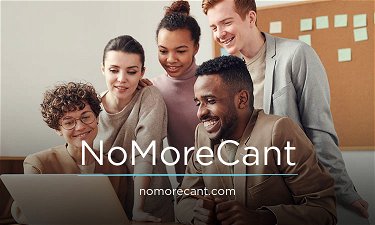 NoMoreCant.com - Creative brandable domain for sale