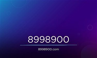8998900.com - Creative brandable domain for sale