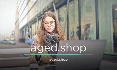 Aged.Shop - Creative brandable domain for sale