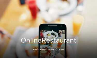 OnlineRestaurant.com - Creative brandable domain for sale