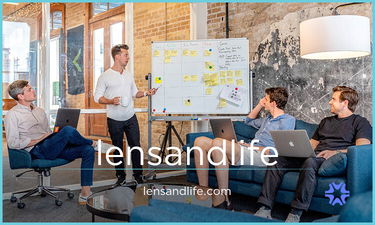 LensAndLife.com - Creative brandable domain for sale