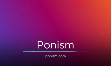 Ponism.com - Creative brandable domain for sale