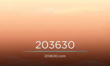203630.com - Creative brandable domain for sale