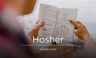 Hosher.com - Creative brandable domain for sale
