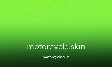 Motorcycle.skin - Creative brandable domain for sale