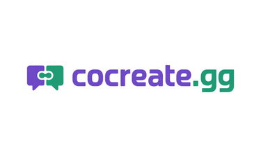 Cocreate.gg - Creative brandable domain for sale