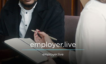 Employer.live - Creative brandable domain for sale