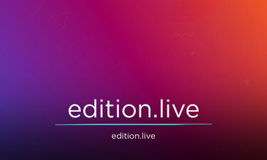 Edition.live - Creative brandable domain for sale