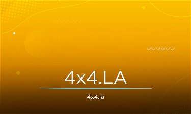 4x4.LA - Creative brandable domain for sale