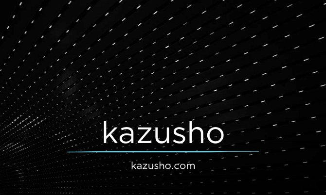 Kazusho.com