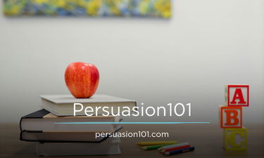 Persuasion101.com - Creative brandable domain for sale