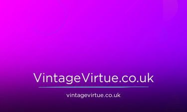 VintageVirtue.co.uk - Creative brandable domain for sale