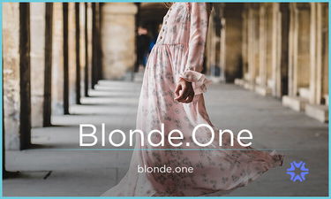 Blonde.one - Creative brandable domain for sale